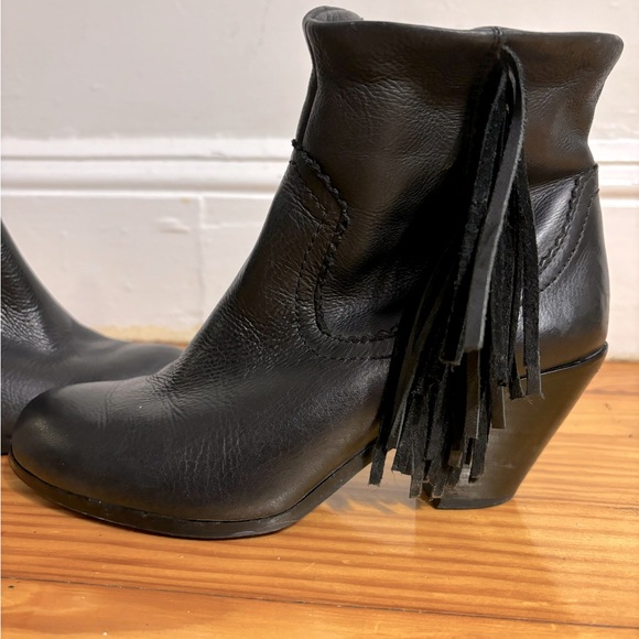 Sam Edelman Louie Fringe Boots Leather - Picture 2 of 6